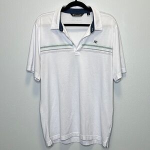 Men's Travis Mathew White Polo Shirt